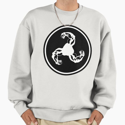 Bicep Logo (White on Black Disc) Sweatshirt