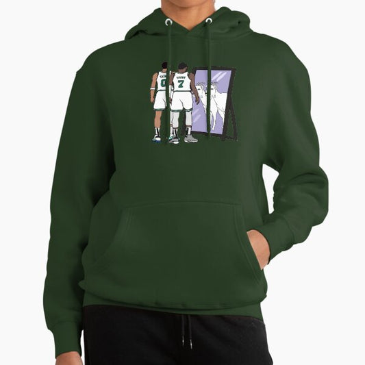 Jayson Tatum and Jaylen Brown Mirror GOATs Hoodie