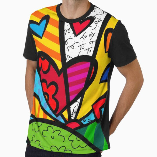 Romero Britto Graphic T-Shirt