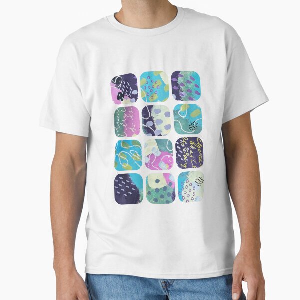 Patterns in a grid of squares T-Shirt