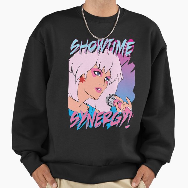 Jem And The Holograms Band Cartoon Showtime Synergy Misfits 80S Party Mask Sweatshirt