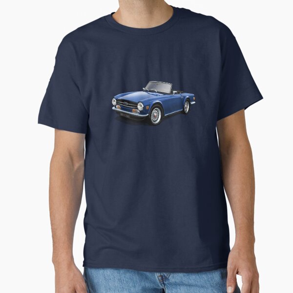Triumph TR6 in dark blue T-Shirt