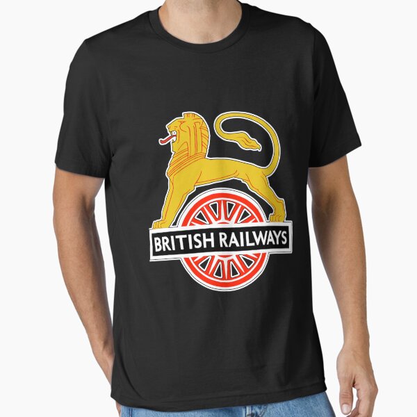 BRITISH RAILWAYS. BR. SIGN. First logo. British Railways. Cycling Lion. Classic . T-Shirt