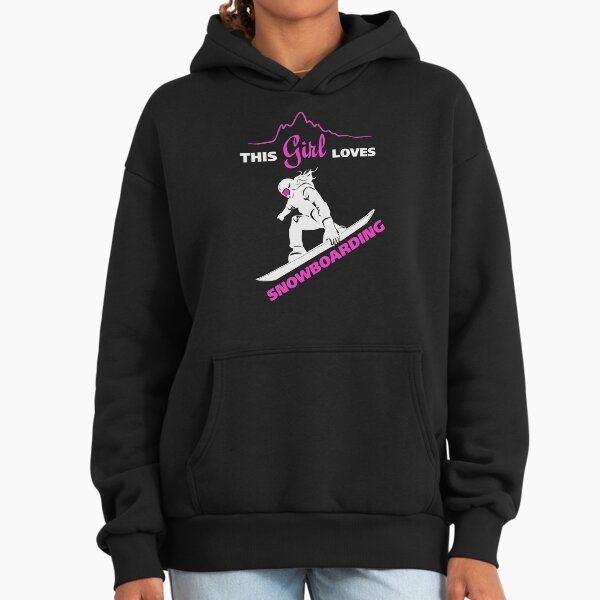 This Girl Loves Snowboarding Hoodie
