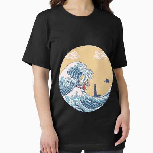 Art 90s Hokusai The Great Seagaming T-Shirt