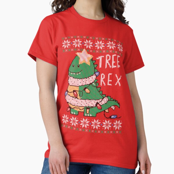 Tree- Rex Ugly Sweater T-Shirt