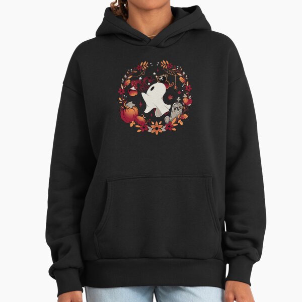 Spooky Wishes - Cute Halloween Ghost Hoodie