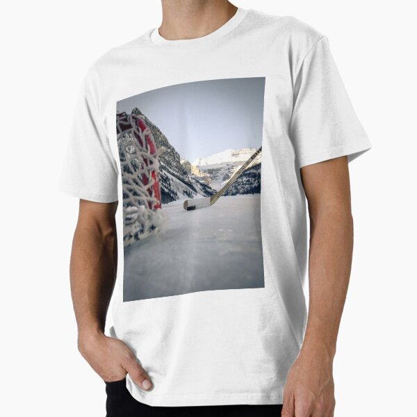 Hockey time in Lake Louise Premium T-Shirt