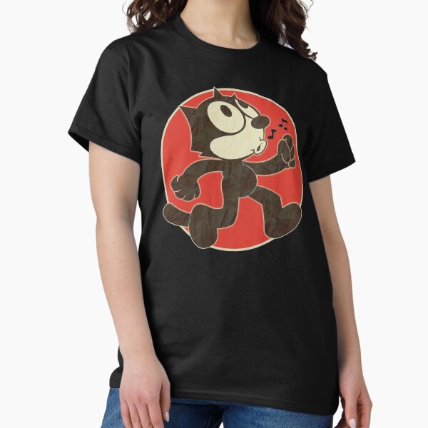 Felix The Cat Keep Walking Vintage Retro T-Shirt