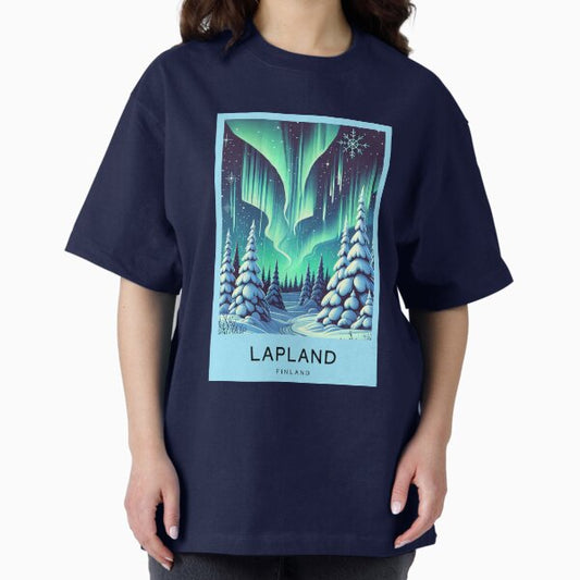 LAPLAND FINLAND - Digital Art Poster T-Shirt
