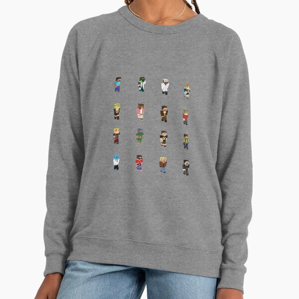 Hermits of Hermitcraft! Lightweight Sweatshirt