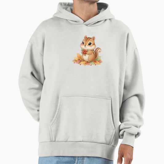 Cute Chipmunk with Berries Hoodie