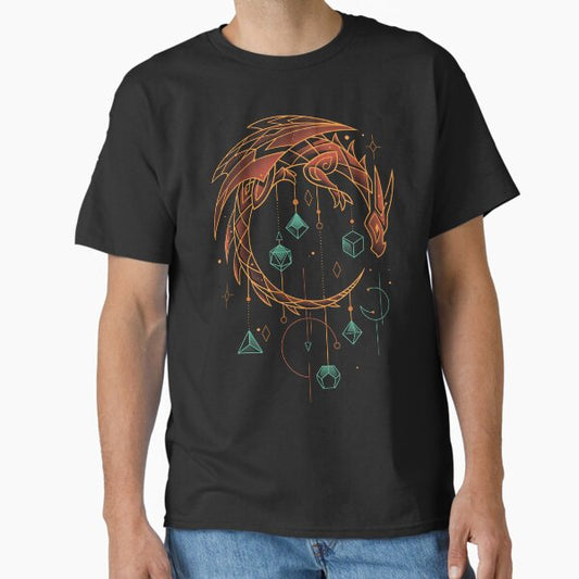 Draconic Dice keeper - Roleplayer Gamer T-Shirt