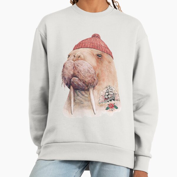Tattooed Walrus (Red) Sweatshirt