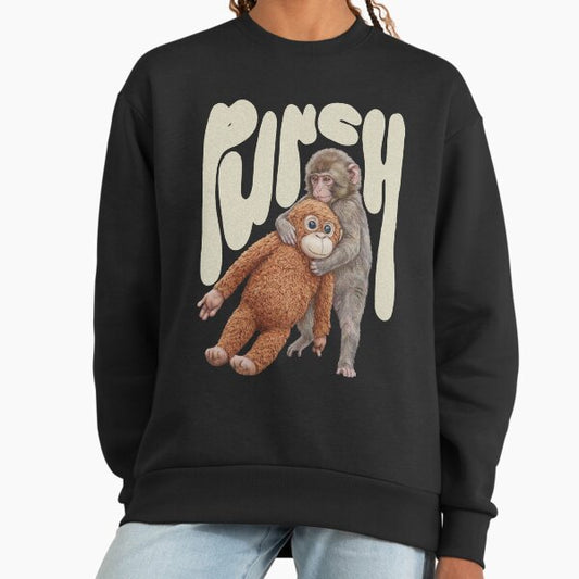 Punch Baby Monkey Team Punch The Monkey Cute Sweatshirt
