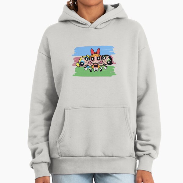 Powerpuff Girls Colorful Brush Stroke Trio Hoodie