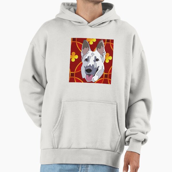 German shepherd mutt Chinese new year Hoodie