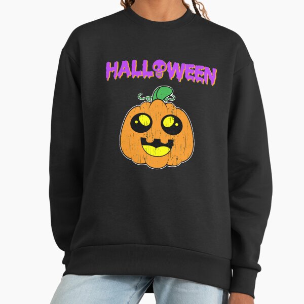 Halloween Cute Pumpkin Holiday T shirt Sweatshirt