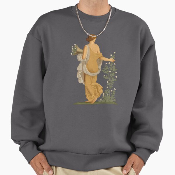 Spring, maiden gathering flowers, from the villa of Varano in Stabiae, c.15 BC-60 AD. Sweatshirt