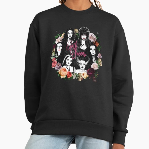 Goth Queens - Elvira, Vampira, Lily, Morticia, Frankenstein Sweatshirt