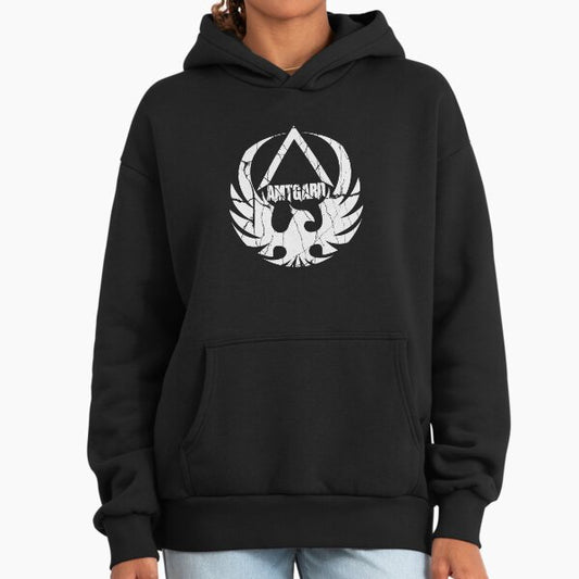 Crackle White Hoodie