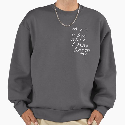 Mac Demarco Salad Days This Old Dog Title White Sweatshirt