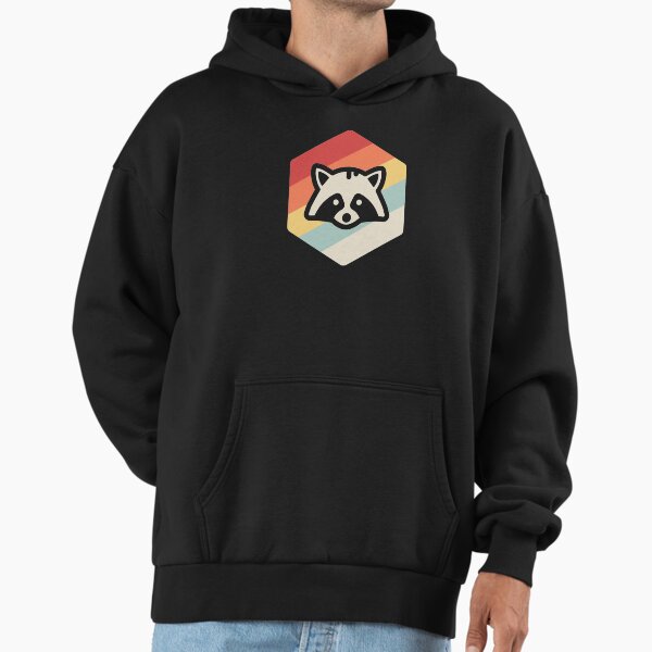 Retro Tanuki Japanese Raccoon Dog Hoodie