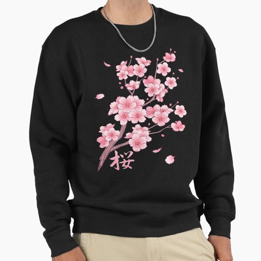 Falling Sakura Cherry Blossom Sweatshirt
