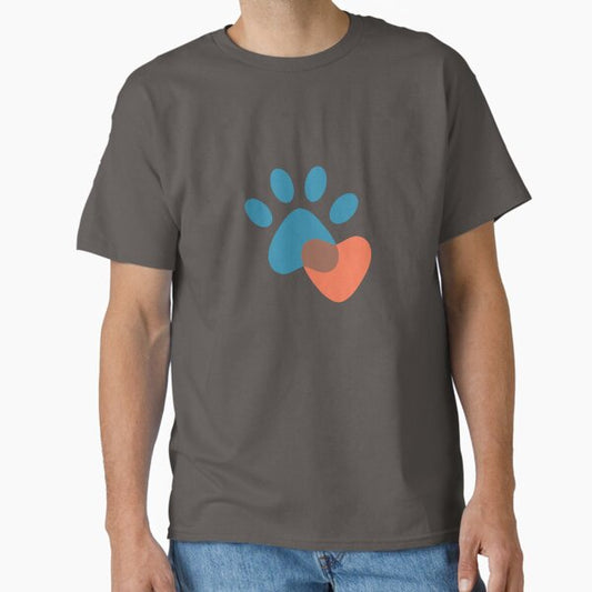 Humane Society Main Brand – Paw Heart T-Shirt