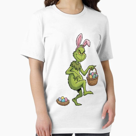 Happy Easter Day Grinch Bunny Spring Easter Egg Easter T-Shirt