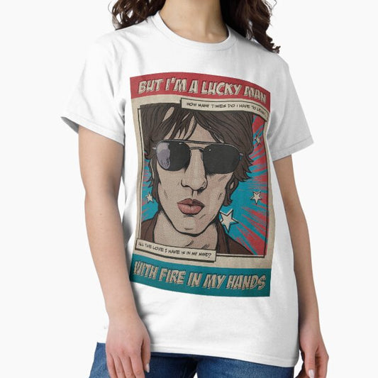 But I´m A Lucky Man Comic Version Poster T-Shirt