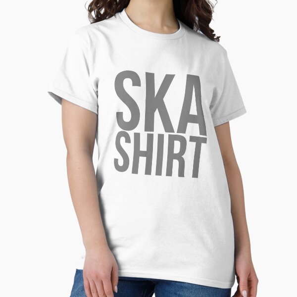 Novelty SKA SHIRT Fun Punk Rock Statement Funny Play on Words Pun Humor T-Shirt