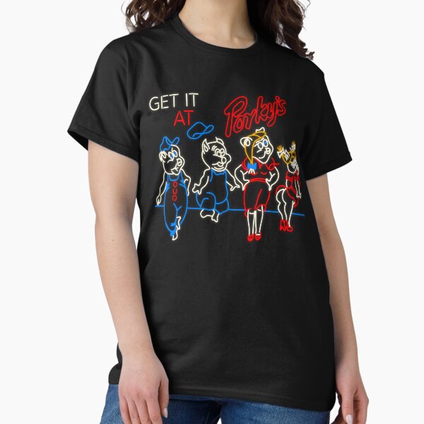 Get It At Porky's Neon Sign T-Shirt