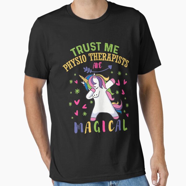 Cute Unicorn Physio Therapist Gift T-Shirt