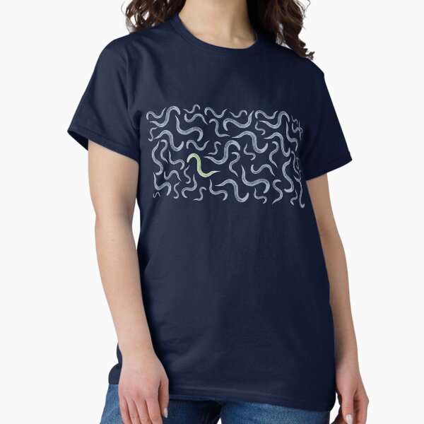Caenorhabditis elegans Model Organism Biology Pattern T-Shirt