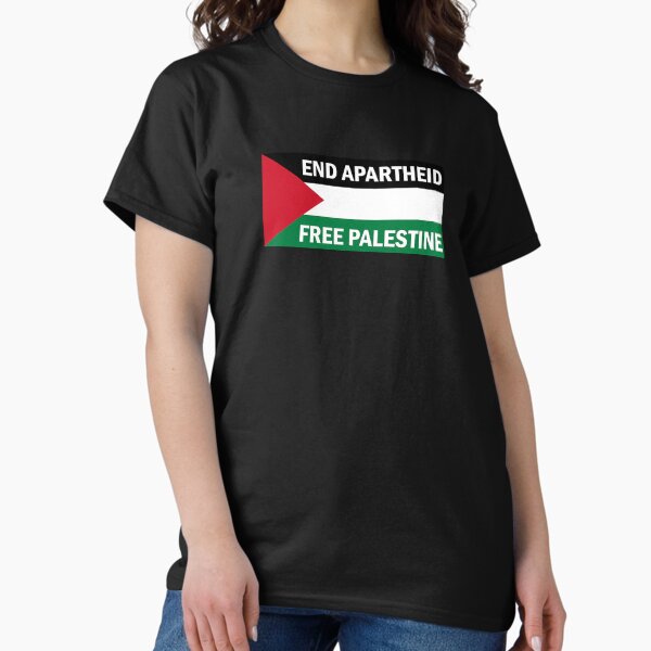 End Apartheid - Free Palestine Poster T-Shirt