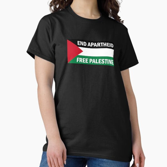 End Apartheid - Free Palestine Poster T-Shirt