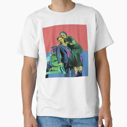 Bonnie and Clyde Pop Art T-Shirt