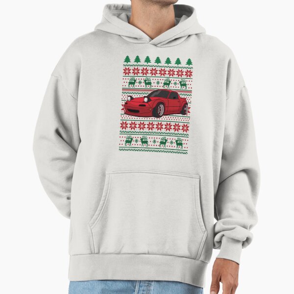 Miata Christmas Pattern Hoodie