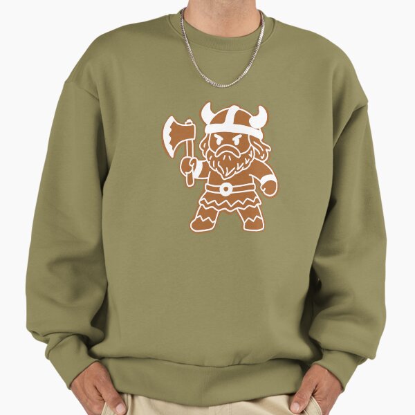 Gingerbread Barbarian – Cute RPG Holiday Cookie Character Sweatshirt