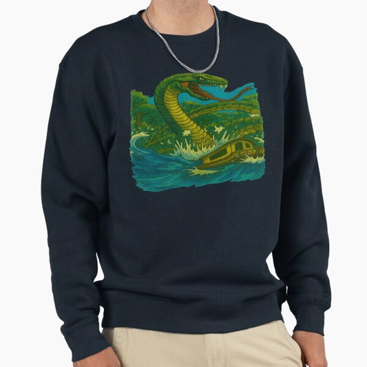 Legend of the Boíuna snake - folklore Brazilian - culture myth Sweatshirt