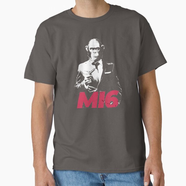 MI6 super spy - His name is Chimp, Chimp Anzee T-Shirt