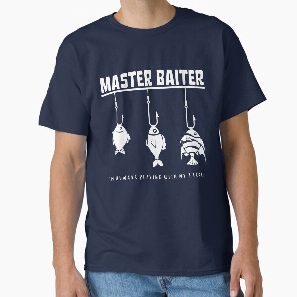 Master Baiter - Funny Fishing meme style Tshirt, Mug and Print T-Shirt