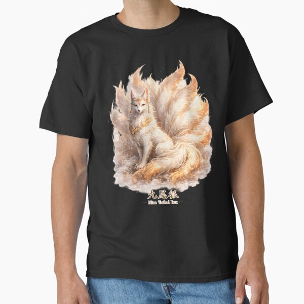 Nine-Tailed Fox Chinese Mythical Spirit T-Shirt