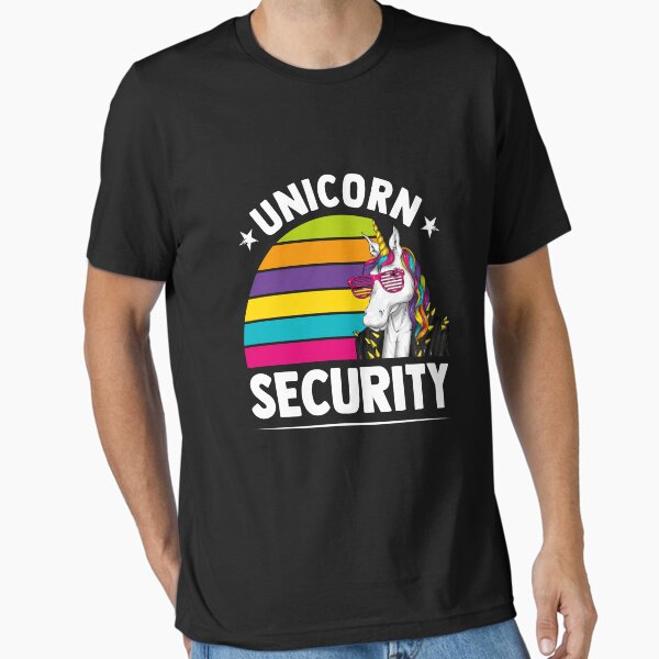 Unicorn Security Funny Unicorn Lover Mythical Creature Love T-Shirt