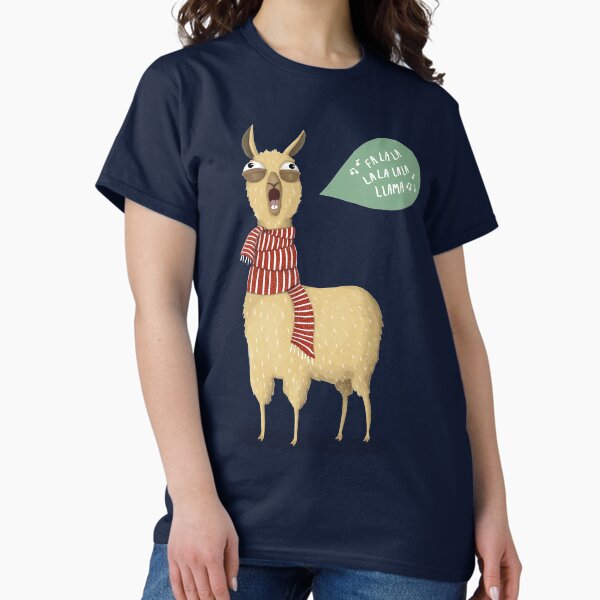 Christmas holiday Llama T-Shirt