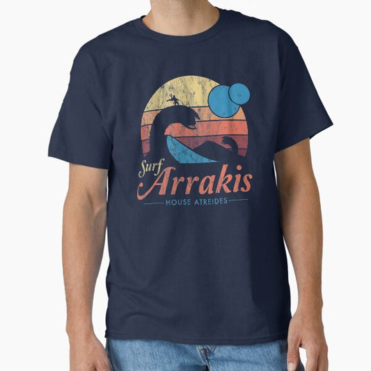 Visit Arrakis - Vintage Distressed Surf - Dune - Sci Fi T-Shirt