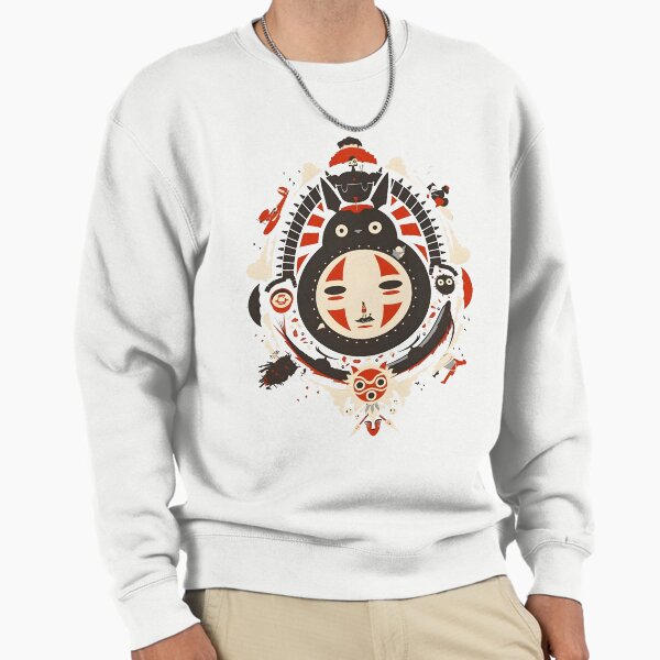 Kawaii & Cute art girl kiki's go -%[ghiblis]%- flying away dragon Sweatshirt