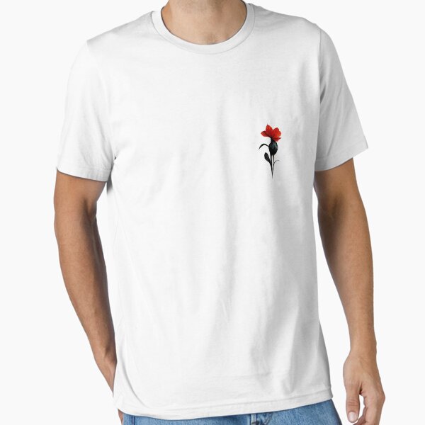 Red Ginkgo Flower T-Shirt