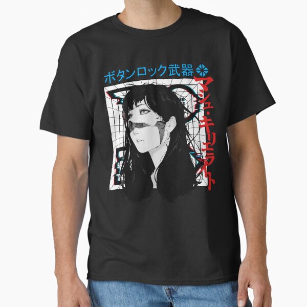 Cyberpunk Cyborg Girl Vaporwave Urban Style T-Shirt